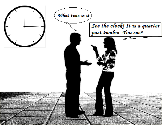 how to tell time in English easily