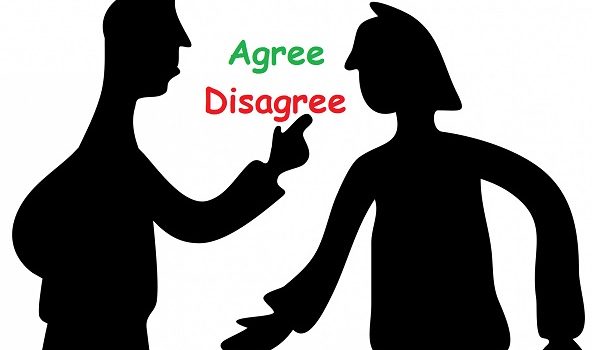 Dialog agreement and disagreement 2 orang