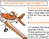 example of explanation text about how plane fly